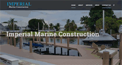 Desktop Screenshot of imperialmarineconstruction.com